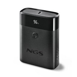 Batería Externa 10000mAh 22,5W Power Delivery 3.0 Quick Charge Pantalla LED Negra