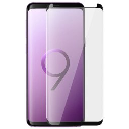 Avizar Protector de Cristal Templado con Bordes Negros para Samsung Galaxy S9
