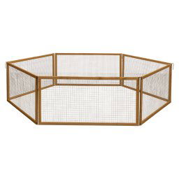 Kerbl Pet VARIO recinto exterior con malla - L 120 x An 120 x Al 59 cm, 6 elementos