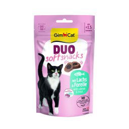 GimCat Duo Soft Snacks 50 g - Salmón y trucha