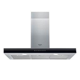 Campana extractora Hotpoint HHBS 9.8F LT X/1 Recirculación 90cm LED acero inoxidable control táctil