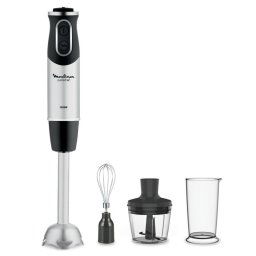 Batidora de inmersión 1000W acero inoxidable, 10 velocidades + turbo, 0.8L, picadora y vaso medidor