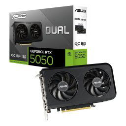 Tarjeta Gráfica ASUS Dual GeForce RTX 5050 8GB GDDR6 PCIe 5.0 Overclocking VR Ready