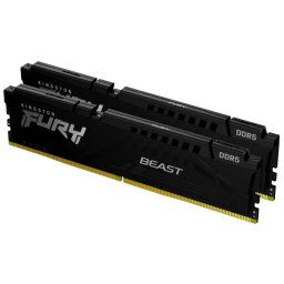 Memoria RAM Kingston 64GB DDR5 5600MT/s FURY Beast Black (Kit 2x32GB)