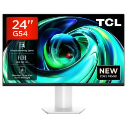 Monitor TCL 24G54 23.8" FullHD 100Hz VA MiniLED HDR10 Blanco VESA Altura Ajustable