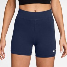 Nike Malla corta de mujer Sportswear Classic . Azul marino XS