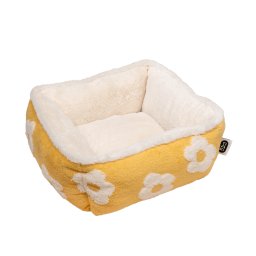Cama TIAKI Flower para mascotas - cuadrada: aprox. 47 x 47 x 21 cm (L x An x Al)