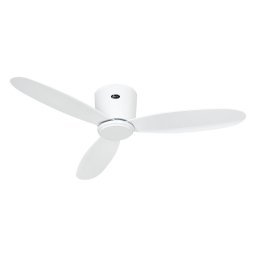 CasaFan Eco Plano II WE-WE Ventilador de Techo con motor Luz y Mando 13W Blanco