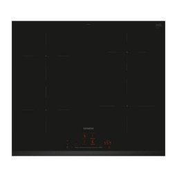 Placa Inducción Siemens EH631HEB1E 60cm 4 Zonas CookConnect Home Connect Touch Negro