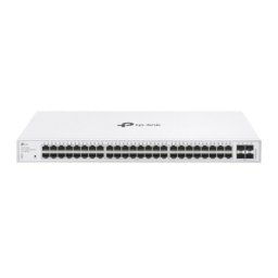 Switch TP-Link FS352G 48 Puertos Gigabit Rack, 4 SFP, Gestión L2/L2+, Sin Ventilador, 104Gbps