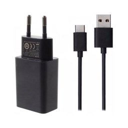 Xiaomi MDY-08-DF Cargador Original 5V/2.5A 9V/2A 12V/1.5A + Cable USB Tipo-C 1m Negro
