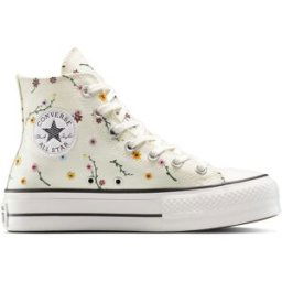 Converse Zapatillas casual de mujer Chuck Taylor All Star Lift Floral Graphic . Beige 39