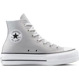 Converse Zapatillas casual de mujer Chuck Taylor All Star Lift Seasonal Color . Gris claro 40