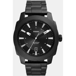 Fossil Reloj de hombre Machine FS5971 de acero inoxidable negro. Negro