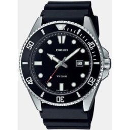 Casio Reloj de hombre Collection MDV-107-1A1VEF de caucho negro. Negro