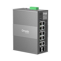 Switch TP-Link Omada IES210GPP 8 Puertos Gigabit L2+ PoE++ Cloud DIN Rail Rack