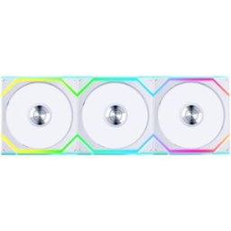Lian-Li Ventilador UNI FAN SL120 Wireless RGB Reverse Blade PWM Blanco 120mm (Pack 3)
