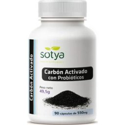 Sotya Carbón Activado con Probióticos 90caps