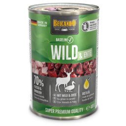 Belcando Baseline 24 x 400 g - Pack ahorro - Venado y pato