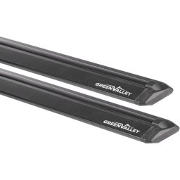 Juego de 2 barras Green Valley Vento Black aluminio negro 107 cm