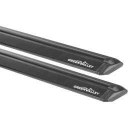 Juego de 2 barras Green Valley Vento Black aluminio negro 126 cm