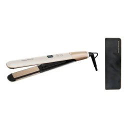 Plancha de Pelo Rowenta SF4633F0 8 Niveles Temperatura Placas Cerámica Función Iónica Beige