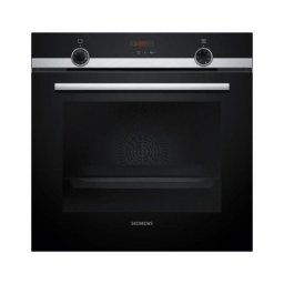 Horno eléctrico Siemens HQ574AER3 71L Negro Inox con vapor, pirolítico y control táctil