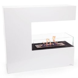 Purline Niobe Biochimenea Modular de Suelo 3500W Blanco