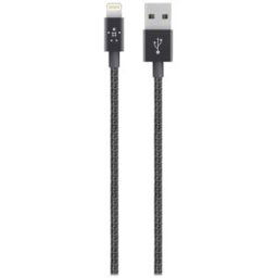Belkin Cable Lightning a USB MIXIT 1,2 m - negro metálico. Negro