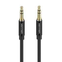 Cable estéreo Vention BAXBI Jack 3.5 macho-macho 3m chapado en oro negro