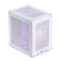 Caja PC Jonsbo C6 Mini Tower Blanco Acero ITX Micro ATX Gaming Compacta