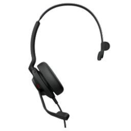 Auriculares Jabra con cable USB-C/USB-A mono con micrófono boom para oficina color negro