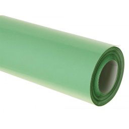 Papel charol verde palido rollo 25 hojas de 50x65 cm
