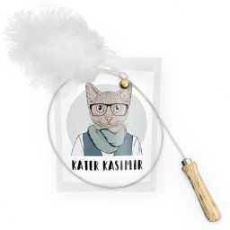 Kater Kasimir caña para gatos con plumas - 1 unidad