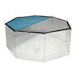 Parque octogonal Kerbl Pet con parasol para conejos - 8 uds. 57 x 56 cm (LxAn)