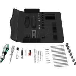 WERA KK H1 - Juego de herramientas, juego de tornillos, madera H1, 41 piezas