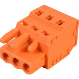 WAGO 231-303 - Regleta de resorte CAGE-CLAMP, Midi, RM 5,08, 3 polos