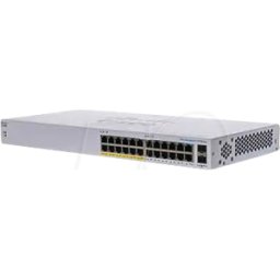 CISCO CBS11024PP - Switch, 24 puertos, Gigabit Ethernet, RJ45/SFP, PoE