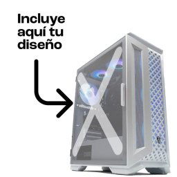 Tempest Mirage RGB Mesh Torre ATX Blanca + Cristal Personalizable