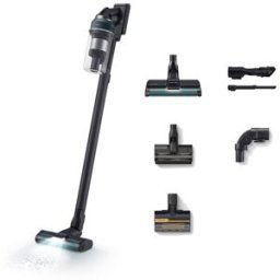 Samsung Aspiradora sin Cable Jet 85E Complete 210AW Cepillo con Luz LED VS20C8524TB/WA. Negro Metálico