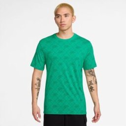Nike Camiseta de hombre Sportswear Tee Aop Ssnl Club . Verde M