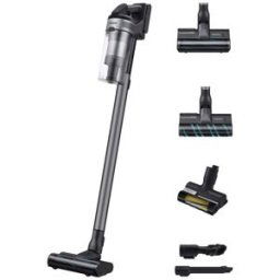 Samsung Aspiradora sin Cable Jet 75E Complete 200AW Cepillo Mascotas VS20B75ACR5/WA. Negro Metálico