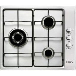 Cata Placa gas 3 quemadores - GIB 6021 X. Inox