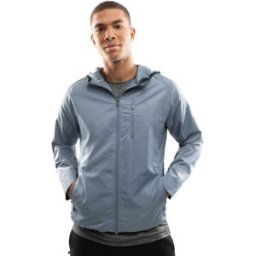 Siroko Chaqueta cortavientos de hombre Fitness-Cortavientos . Azul claro XS