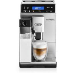 DeLonghi De'Longhi - Cafetera superautomática De´Longhi Autentica Cappuccino ETAM29.660.SB con sistema leche y molinillo incorporado. Plata