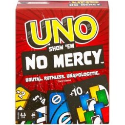 Uno Juego de cartas No Mercy Mattel Games.