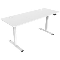 Mars Gaming Mgd-ergopro160 Mesa Elevable Eléctrica 73-118cm Fibra Carbono Y Acero 160x60cm Blanco