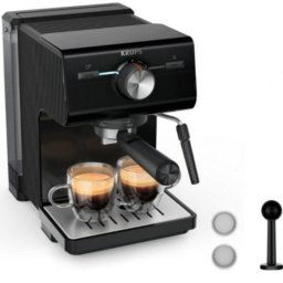 Cafetera Espresso Krups Authentic XP381810 2L 15 Bares con vaporera y control manual