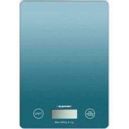 Báscula de Cocina Electrónica Blaupunkt BP4014 Azul, Precisión, Cristal, 5kg, Pantalla Digital