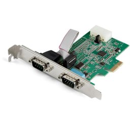 Tarjeta PCI Express 2 Puertos Serial RS232 PCIe 1.1, UART 16950, 921.6Kbps, Chipset AX99100